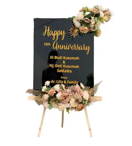 Papan Bunga Akrilik Krangkeng